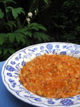 エゾゲリンスープ（トルコ風赤レンズ豆のスープ）